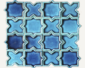 Azul Series Tabriz Handmade Tile